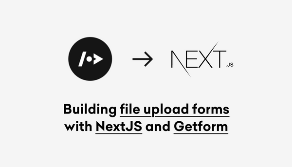 Building forms with Next.js and Getform