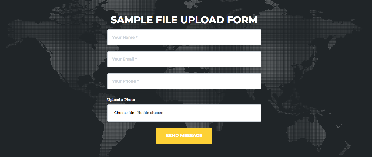 file upload form html example