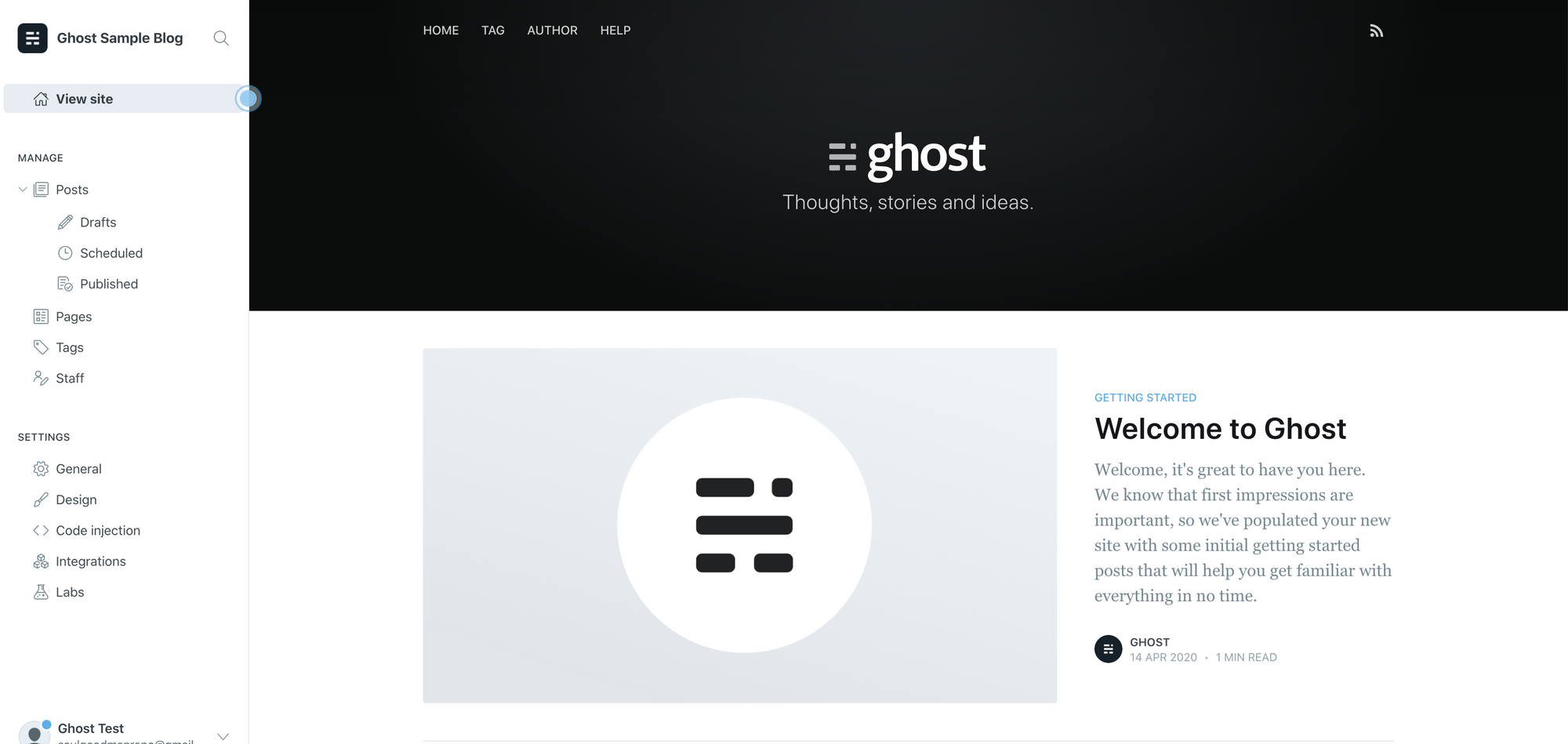 How to add a contact form to your Ghost Blog