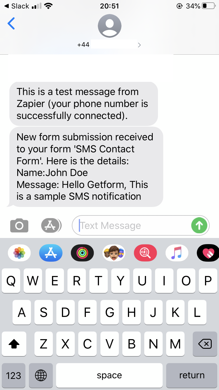 How to setup an SMS notification from your contact form