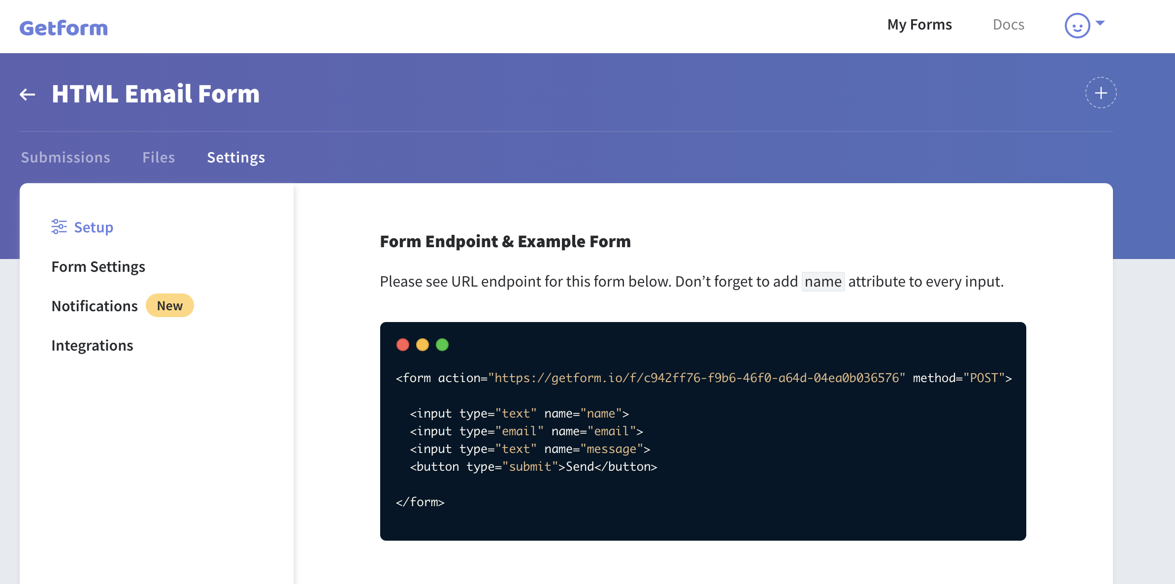 How to create an HTML form that sends you an email