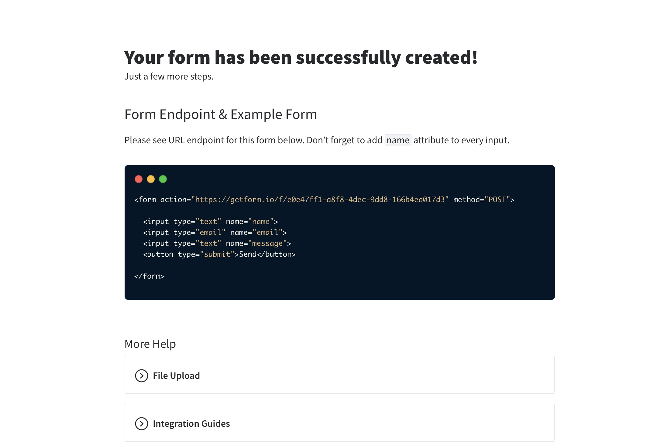 How to build an interactive form using Getform and Appizy