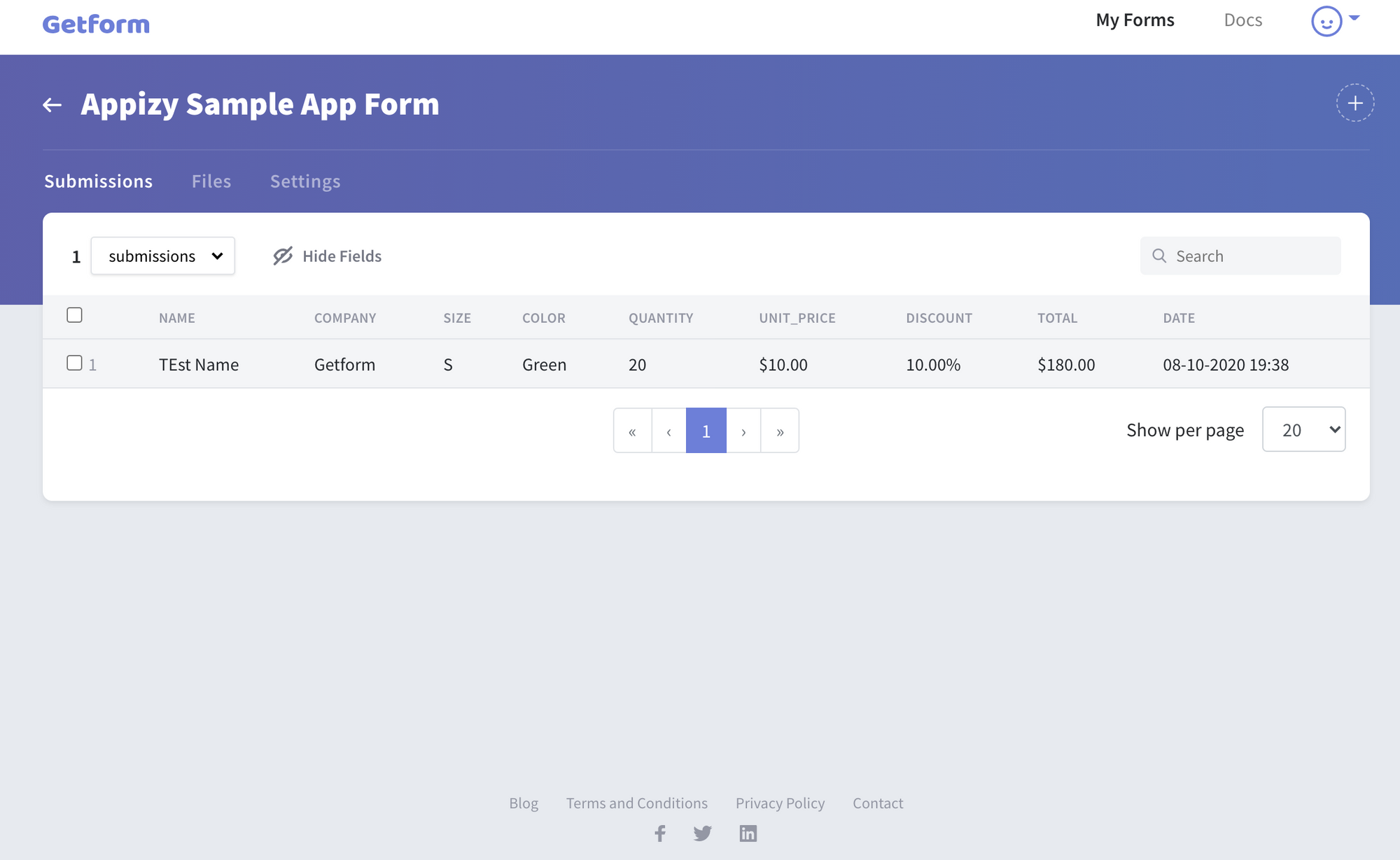 How to build an interactive form using Getform and Appizy