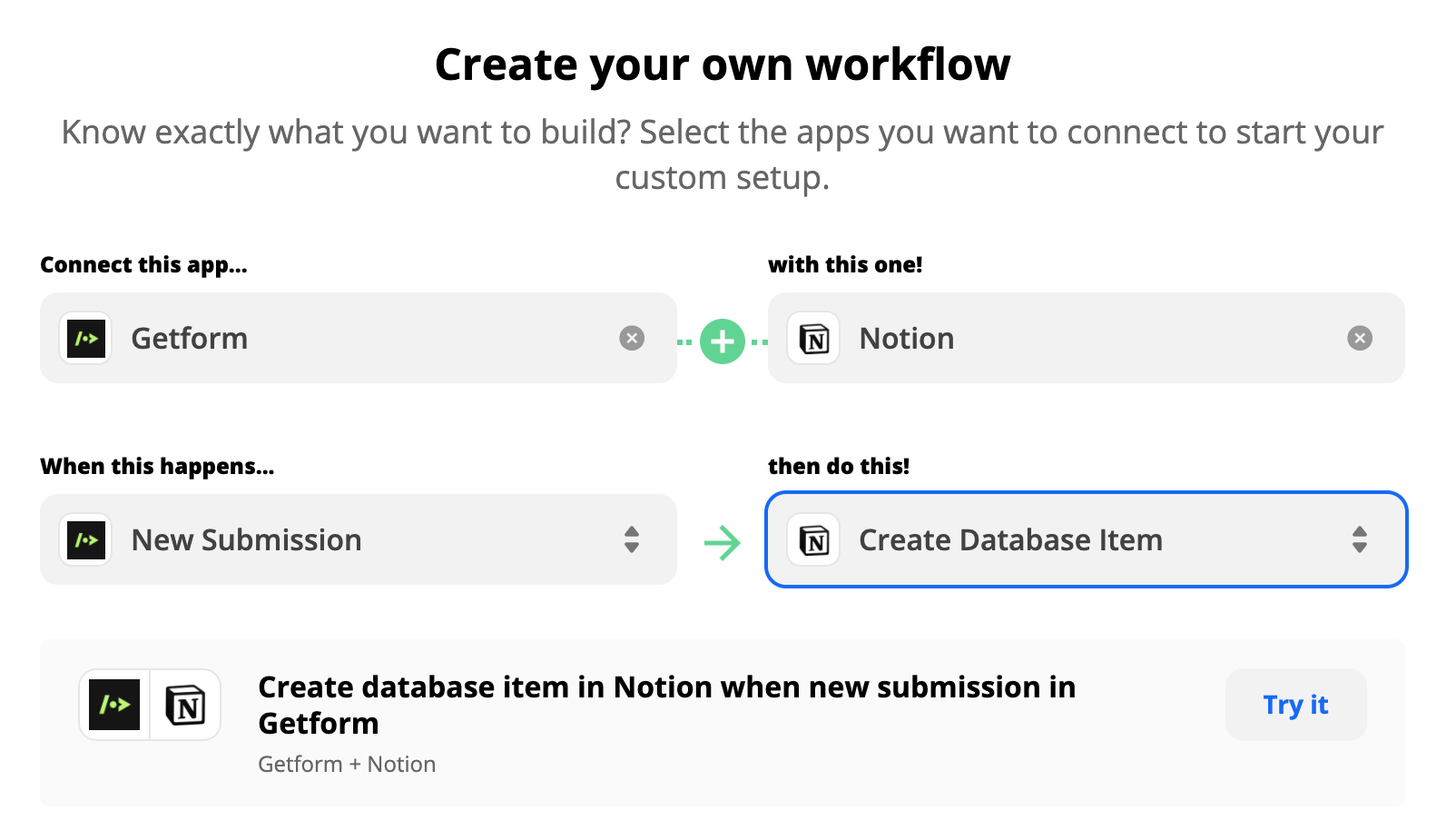 How to collect HTML form submissions on Notion tables