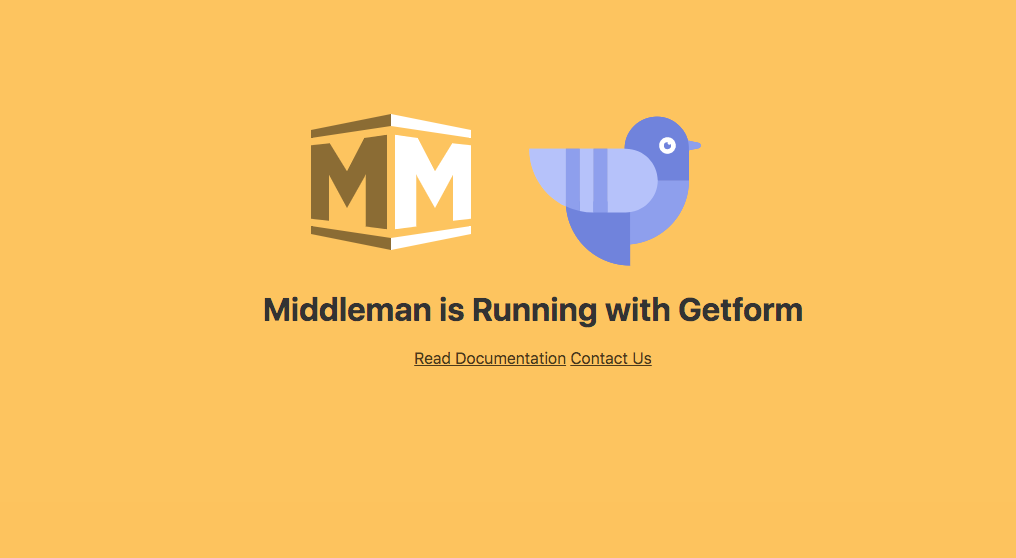 middleman static site